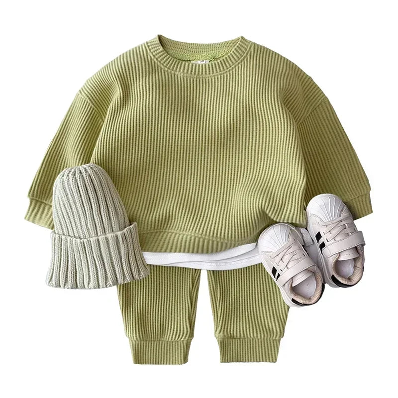 Pullover Sweatshirt and Pant Set