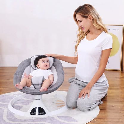 Electric Baby Swing with Bluetooth Remote Control