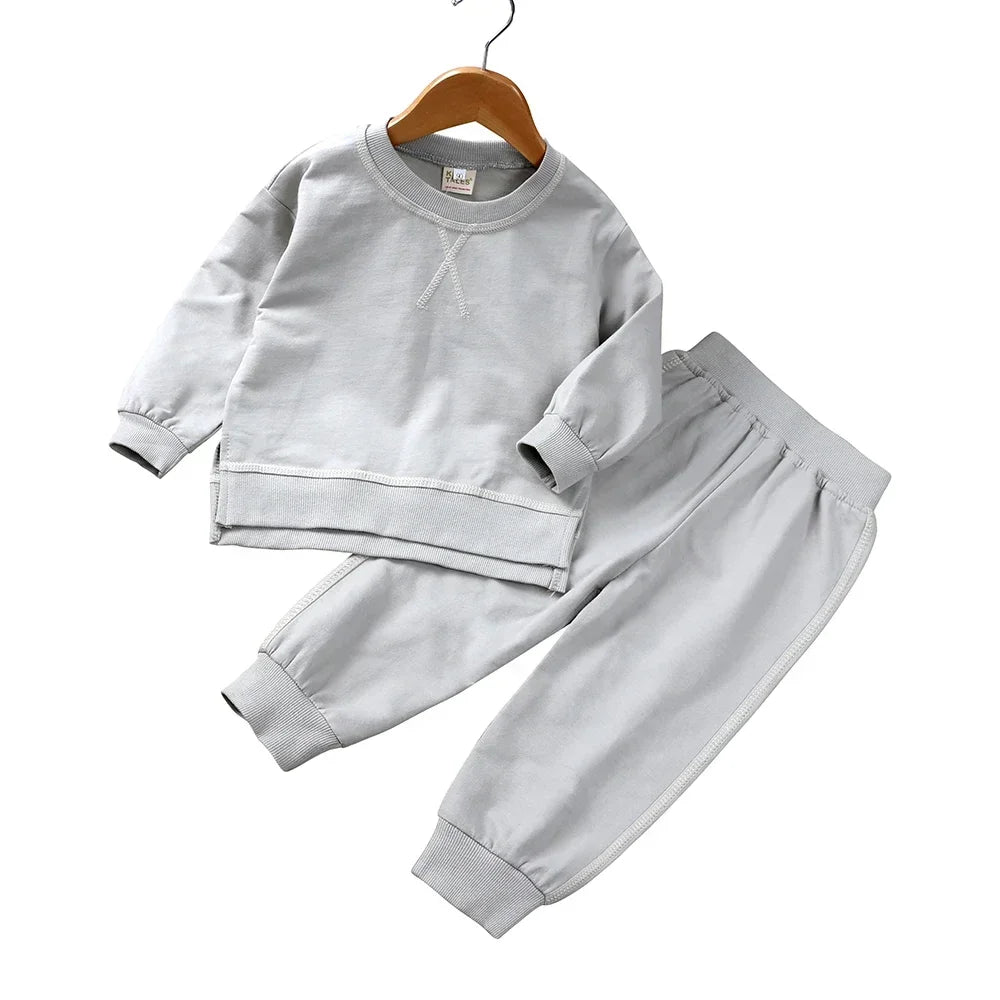 Pullover Sweatshirt and Pant Set