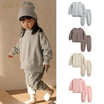 Pullover Sweatshirt and Pant Set