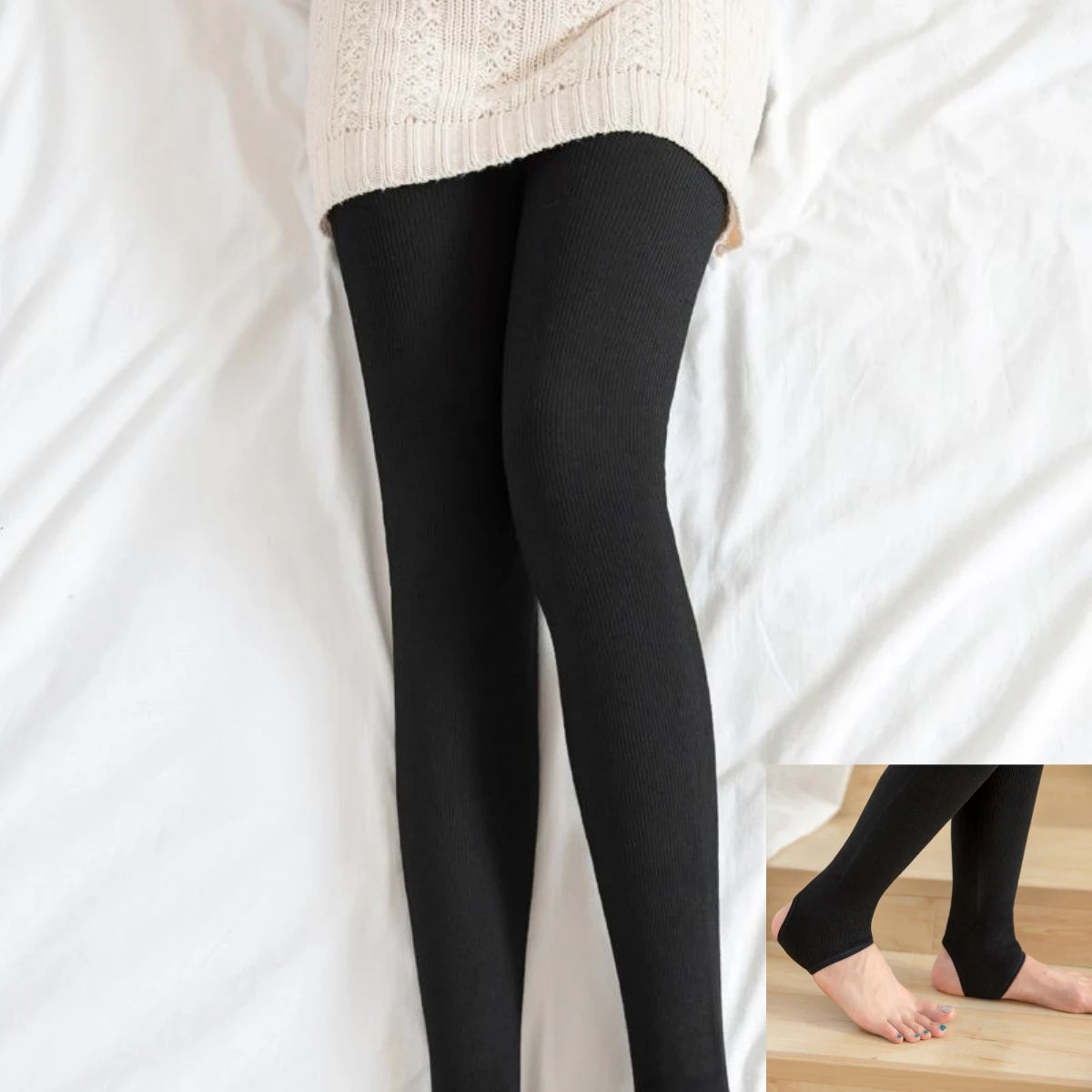 Winter Velvet Maternity Leggings