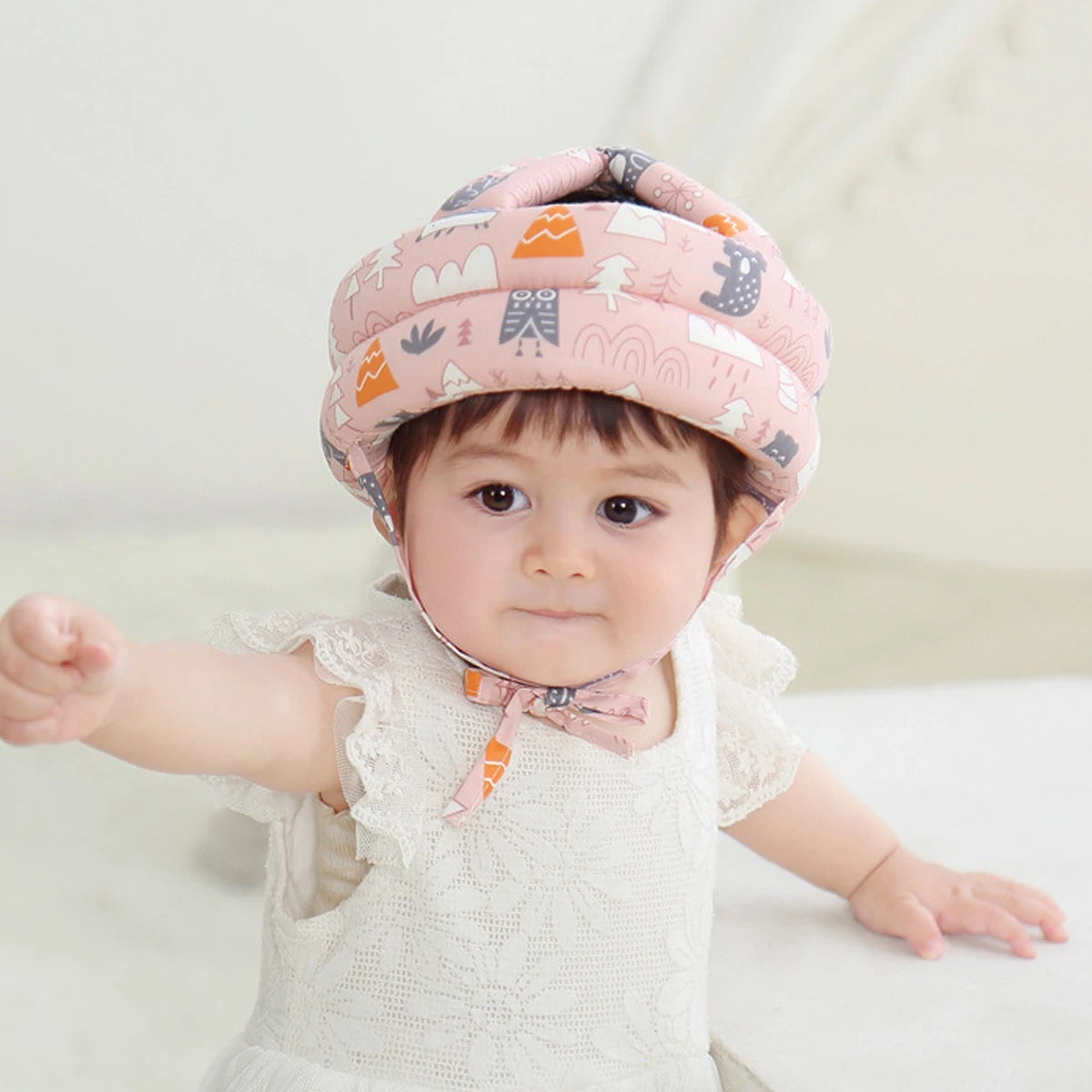 Soft Adjustable Baby Safety Helmet